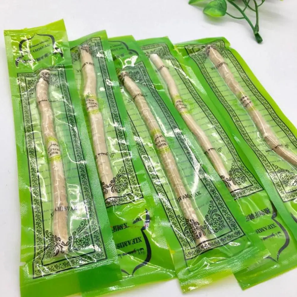 1 pack Portable Miswak Siwak Natural Toothbrush Misvak Toothbrush Arak Traditional Manual Whitener Teeth Travel new Miswaak N6W4