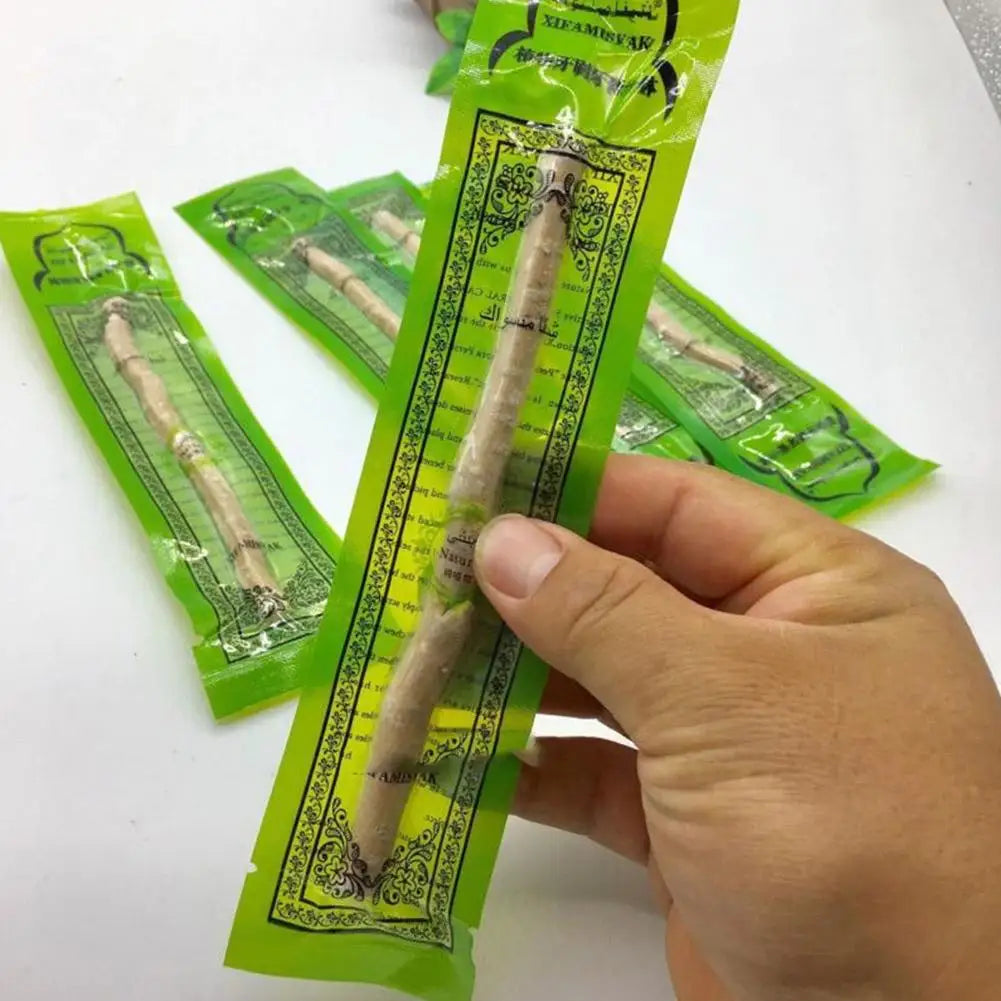 1 pack Portable Miswak Siwak Natural Toothbrush Misvak Toothbrush Arak Traditional Manual Whitener Teeth Travel new Miswaak N6W4