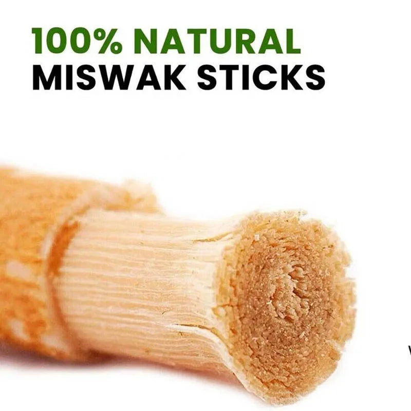 3pcs Traditional Miswak Sewak Stick For Cleaning Traditional Natural Misvak Siwak Miswaak Stain Removal Travel Soft Peelu
