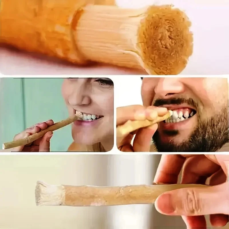 Sewak Natural Miswak Toothbrush - Vacuum Sealed Natural Flavor Traditional Peelu Toothbrush Stick - for Healthy Gums, Teeth