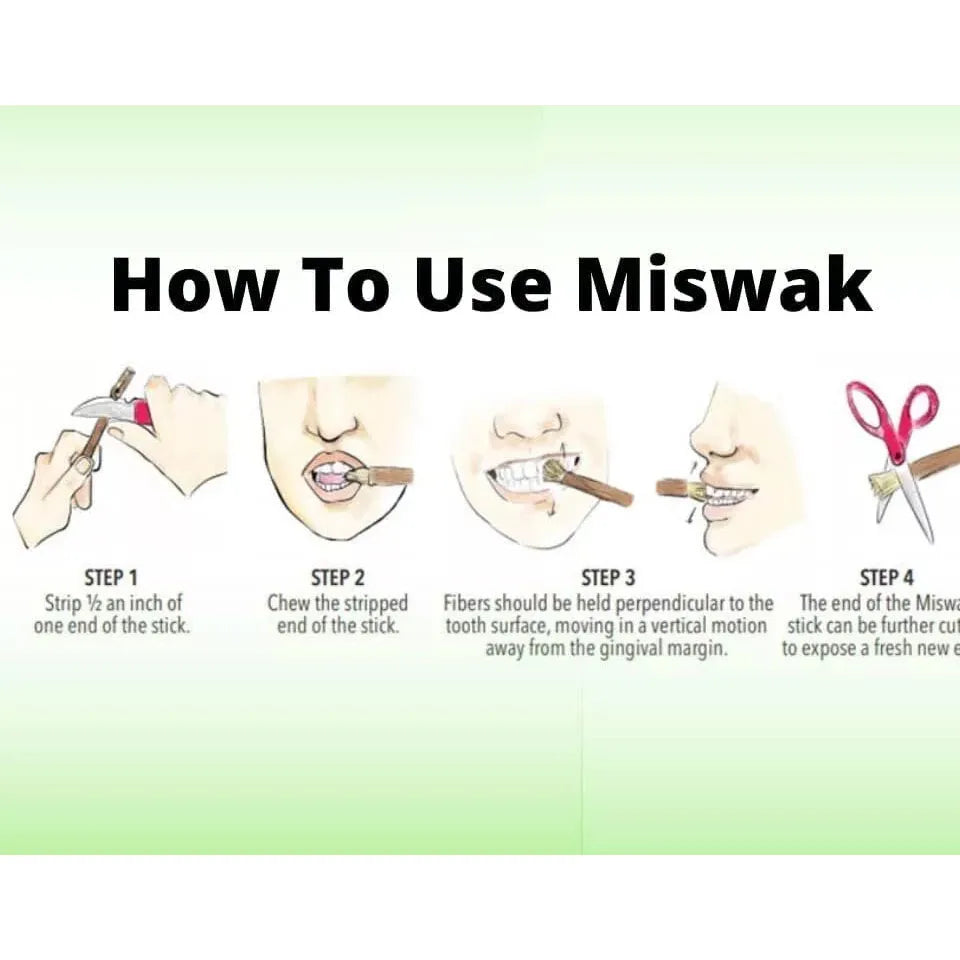 3pcs Traditional Miswak Sewak Stick For Cleaning Traditional Natural Misvak Siwak Miswaak Stain Removal Travel Soft Peelu